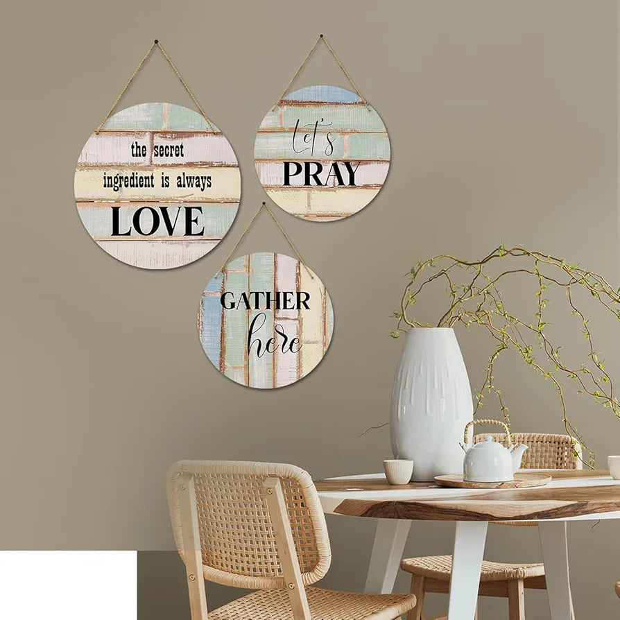 Kotart Wooden Wall Hanging Home Decor Items Secret Ingredient is Always Love
