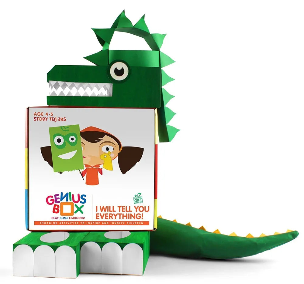 Genius Box - Play some Learning Educational Toy for 5+ Year Age: Discovering Dinosaurs DIY, Activity Kit, Learning Kit, Educational Kit, STEM Toy 16 Activity Kit