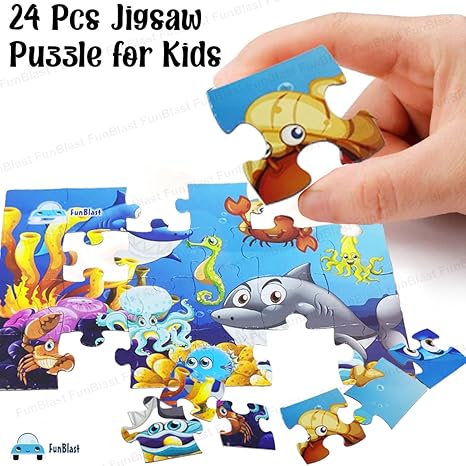 FunBlast Aquatic Animal Jigsaw Puzzle for Kids Jigsaw Puzzle for Kids
