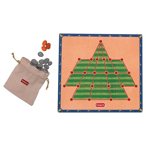 Funskool Goats & Tigers Traditional Indian Game Aadu Puli Attam Puli Meka Bhag Chaal