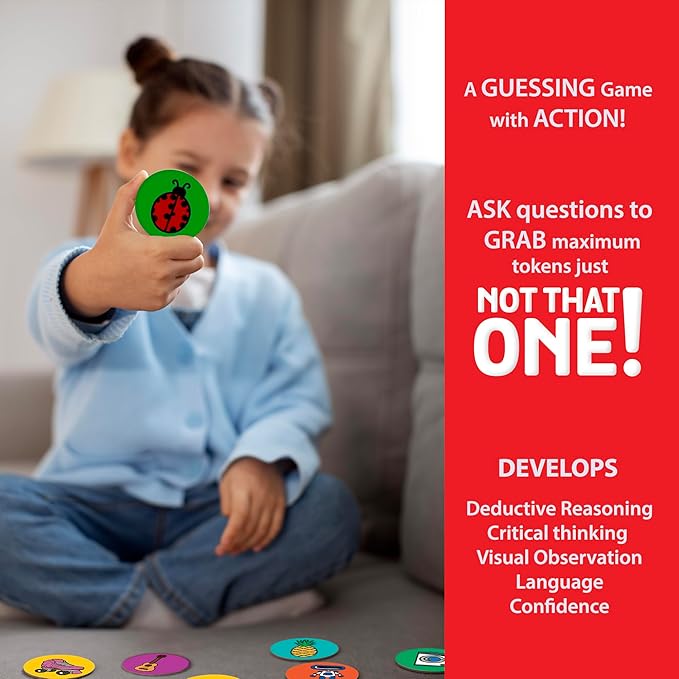 Chalk and Chuckles Not That One Board Games for Kids | Fun Guessing Game | Educational Toys
