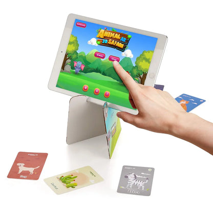 Spartan Kids 42 Animal Flash Cards | Augmented Reality Based Flash Cards for Kids