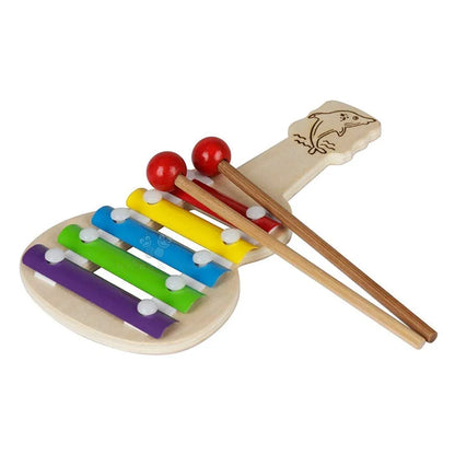 Trinkets & More Xylophone Guitar Wooden  Kids First Musical Sound Instrument Toy Babies Toddlers 6 Months .