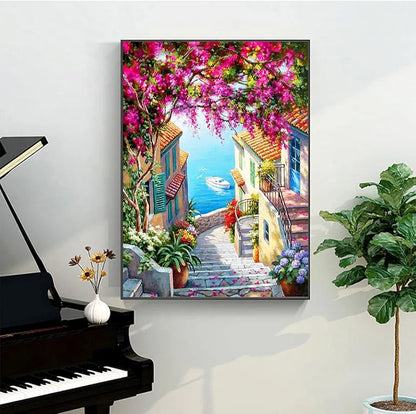 TREXEE DIY Acrylic Paint by Numbers for Adults Kids Beginner, Oil Paint by Numbers DIY PNB Painting DIY Painting by Numbers for Gift Home Wall Decor 16”W x 20”L 