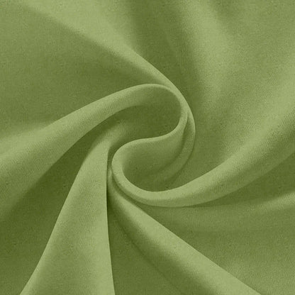 Divine Casa Velvet Blackout Window Curtain 5 Feet Premium Thermal Insulated & Noise Reducing Room Darkening Panel for Bedroom Colour Olive (Pack of 1)