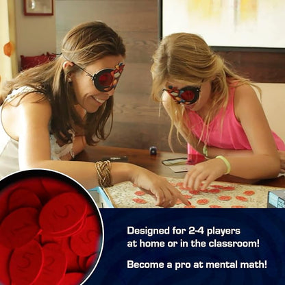 Chalk and Chuckles Super Math Spy Board Game for Kids Age 8-12 | Educational Brain Games for Kids 10+ Years | Stem Toys for Kids