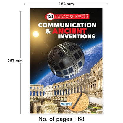 121 Communication & Ancient Inventions Facts Book for Kids Ages 8+ – 121 Curious Facts for Curiours Children – Colourful Images and Bold Text for Easy Reading – Educational Paperback Edition with Premium Art Paper – Fun and Informative Fact Book for All Ages by Majestic Book Club