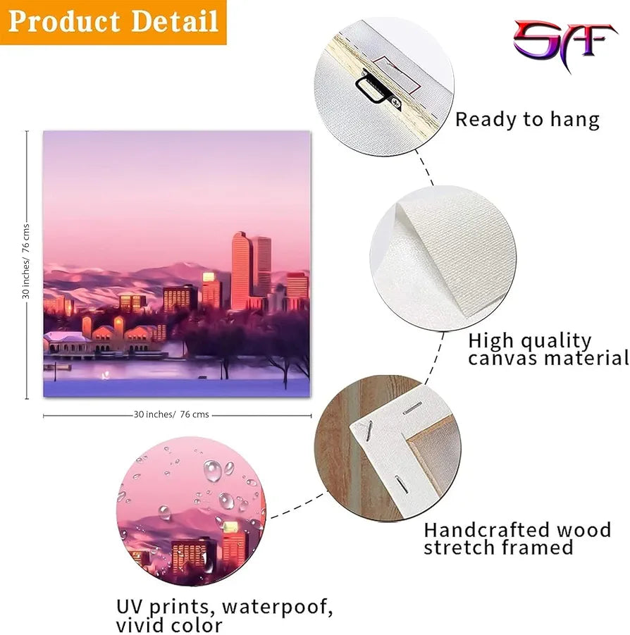 Livin'luxe Paintings Modern Art Canvas Home Decor Wall Paintings With Frame Painting CRJ