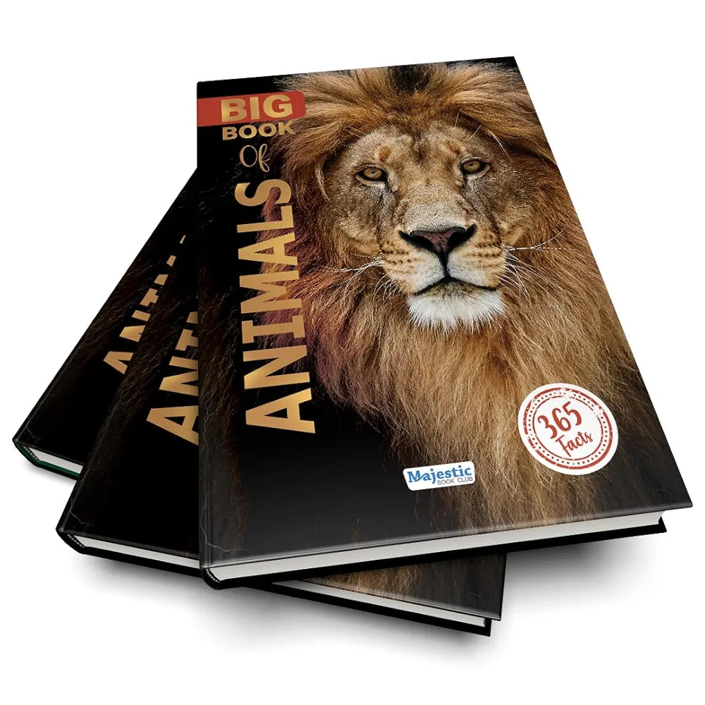 Majestic Book Club’s Big Book of Animals – 365 Fascinating Animal Facts for Kids  | Fun & Educational Wildlife Encyclopedia