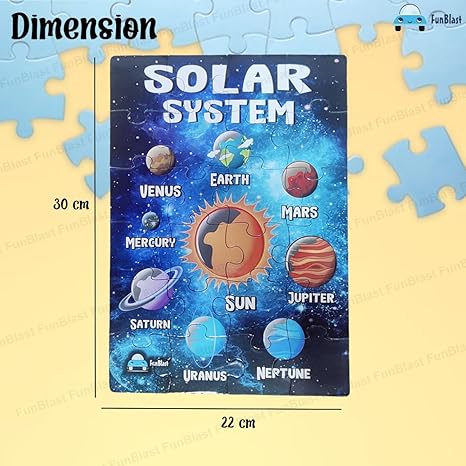 FunBlast Solar System Jigsaw Puzzle for Kids Jigsaw Puzzle for Kids