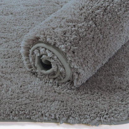 Luxe Home International Runner Super Soft Anti Skid Newman Rug For Bedroom  Rectangular Colour Silver