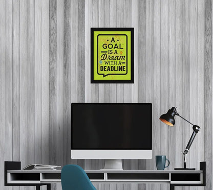ArtX Paper Motivational Quotes Goal Wall Frame Art Painting