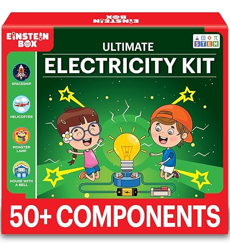 Einstein Box Ultimate Electricity Kit Science Project Kit Electronic Circuits Toys for Kids