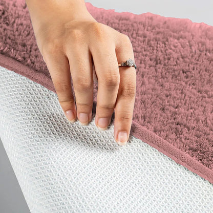 Luxe Home International Microfiber Runner Super Soft Non Slip Vegas Rugs 2X5 Ft Colour Fuscia