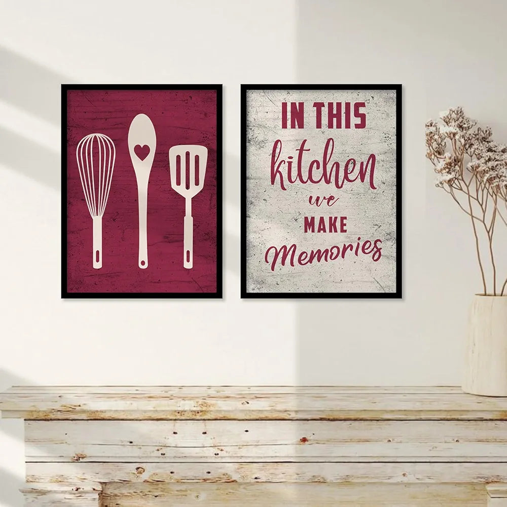 Kotart Engineered Wood Restaurant Quotes Framed Posters For Kitchen Wall Decoration Kitchen 3