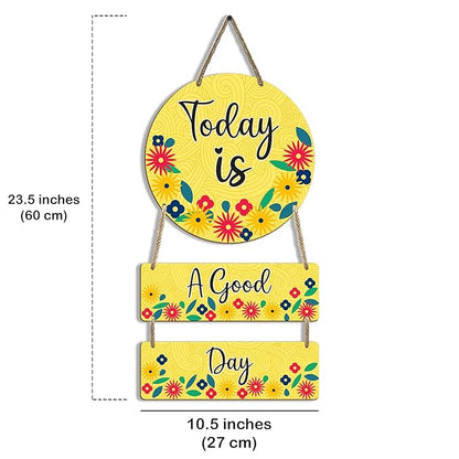 Sehaz Artworks Wooden Wall Hangings for Home Decoration Home Decor Items for Living Room Positive Quotes