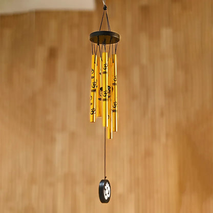 Hanging Wind Chimes Gold Wind Chime -010