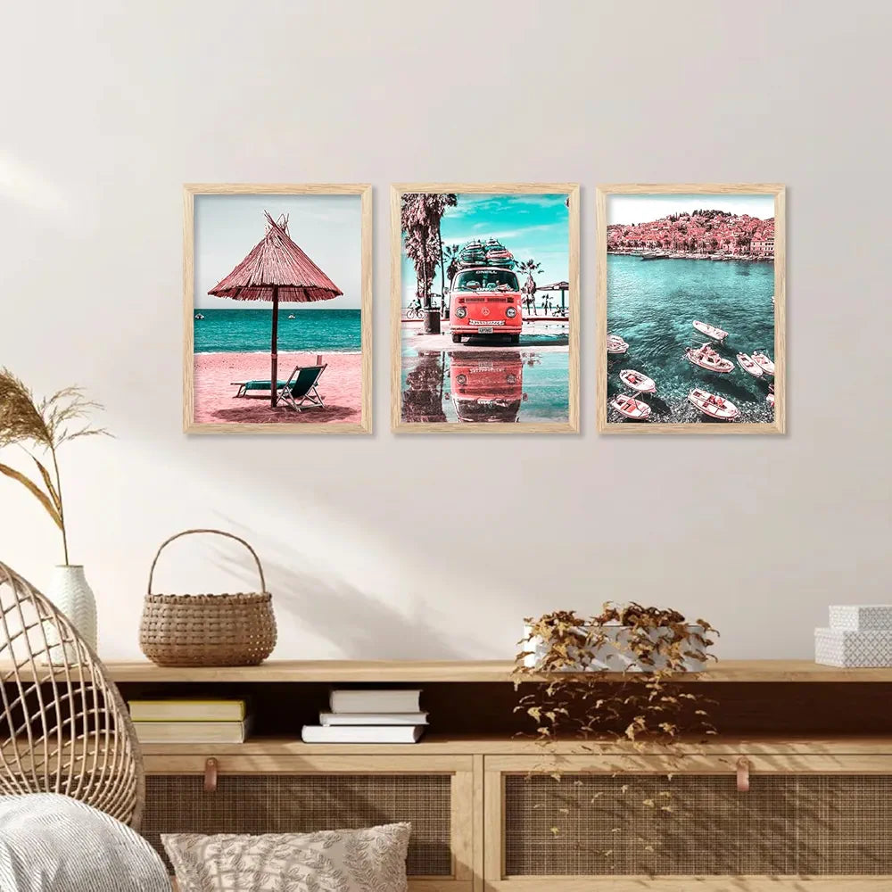 Kotart Travel Theme Digital Painting Travel Inspired Wall Art Prints B