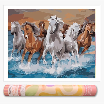 Paint Mantra Paint By Numbers Kit Premium Painting Kit In Gift Tube Packaging