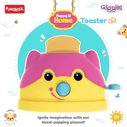 Funskool Giggles Playset Happy Lil Home Toaster Koala Inspired Pretend Role Play Kitchen pop up Toy
