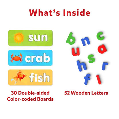 Skillmatics Preschool Learning Activity Ready to Spell Stage Based Learning to Improve Vocabulary