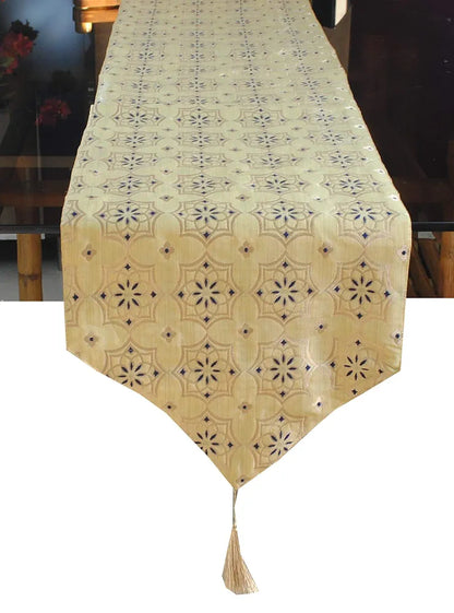 Pink Parrot-Designer Durable Dopian Silk Table Runner