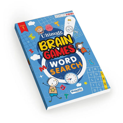 Word Search Grade 1 for Kids  - Ultimate Brain Games: 120+ Fun and Educational Puzzles to Boost Vocabulary and Reading Skills | The Book Tree Books