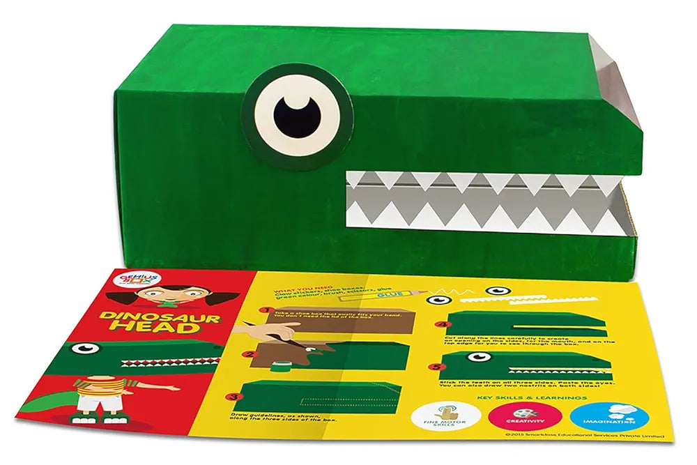 Genius Box - Play some Learning Educational Toy for 5+ Year Age: Discovering Dinosaurs DIY, Activity Kit, Learning Kit, Educational Kit, STEM Toy 16 Activity Kit