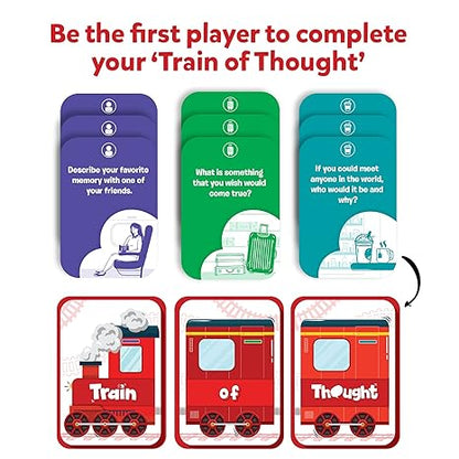 Skillmatics Card Game Train of Thought Fun for Family Game Night Educational Toys