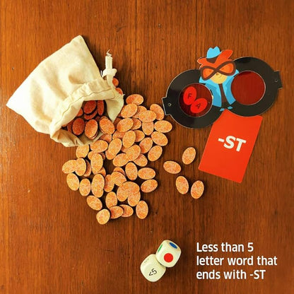Chalk and Chuckles Super Word Spy - Fun Family Word Game, Kids and Adults | Educational Board Games