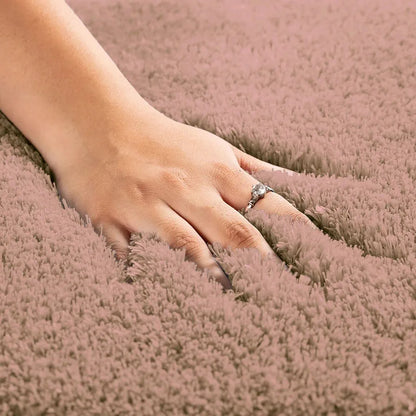 Luxe Home International Carpet Super Soft Anti Slip Vegas Rectangular Rugs 3X5 Feet Colour Peach