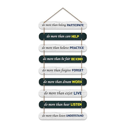 Artvibes Wooden Printed Mdf Quotes Wall Hanging for Home Decor | Modern Wall Decoration Accessories for Home Decoration