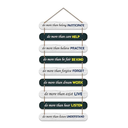 Artvibes Wooden Printed Mdf Quotes Wall Hanging for Home Decor | Modern Wall Decoration Accessories for Home Decoration