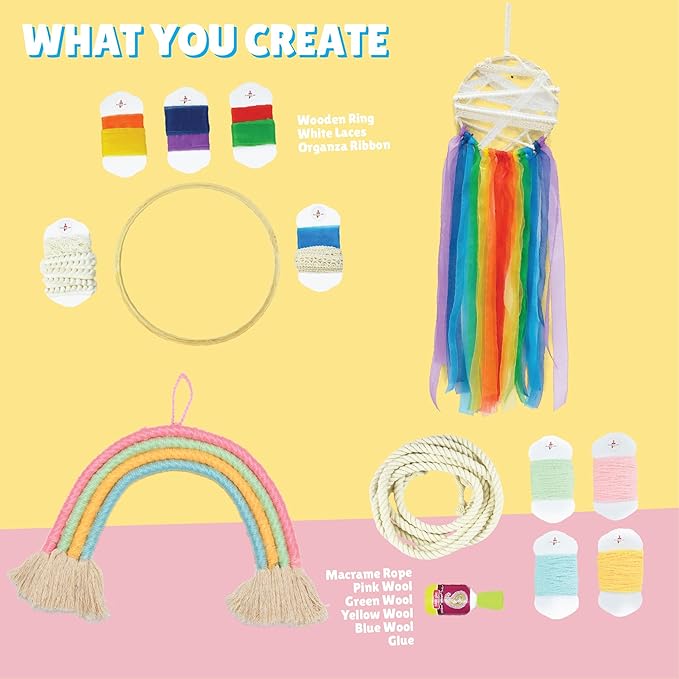 Kalakaram Wonderland Craft Box | Create 4 Wonderful Crafts With This Kit, for Kids Aged 5 and More | Diy Art and Craft Kit