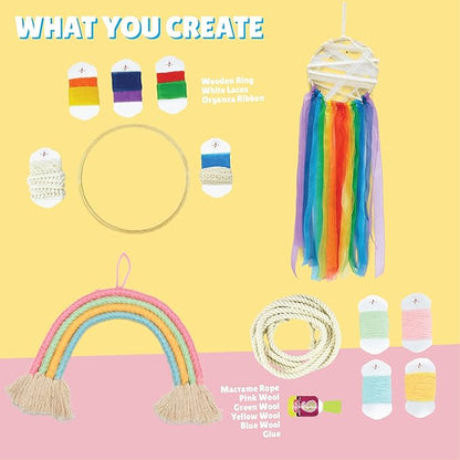 Kalakaram Wonderland Craft Box | Create 4 Wonderful Crafts With This Kit, for Kids Aged 5 and More | Diy Art and Craft Kit