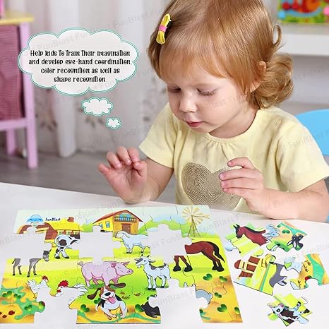 FunBlast Pet Animal Jigsaw Puzzle for Kids Jigsaw Puzzle for Kids