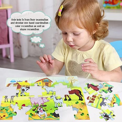 FunBlast Pet Animal Jigsaw Puzzle for Kids Jigsaw Puzzle for Kids