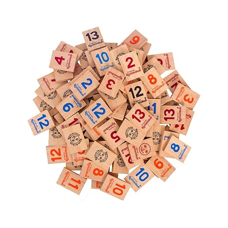 Funskool Games Rummikub Wooden Tiles 2-4 Players Strategy Game for Kids