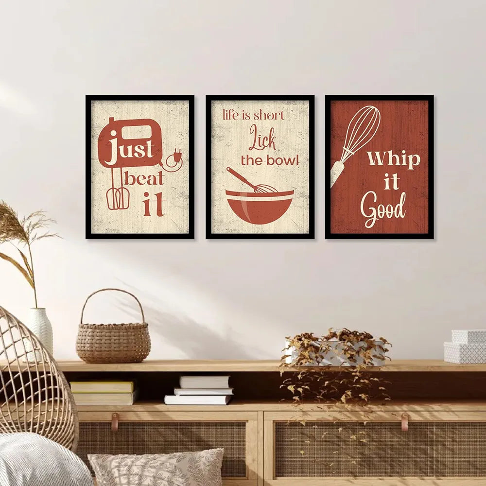 Kotart Restaurant Quotes Framed Posters for Kitchen Wall Decoration Kitchen 7