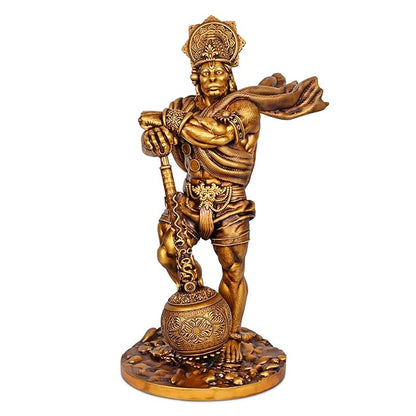Tied Ribbons Lord Bahubali Hanuman Idol for Home Decor Pooja Room Bajrangbali Murti Statue