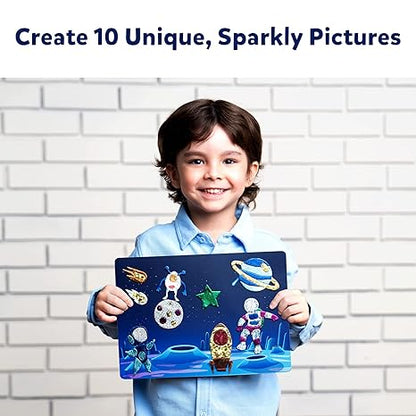 Skillmatics Art & Craft Activity Foil Fun Space No Mess Art for Kids Creative Activity