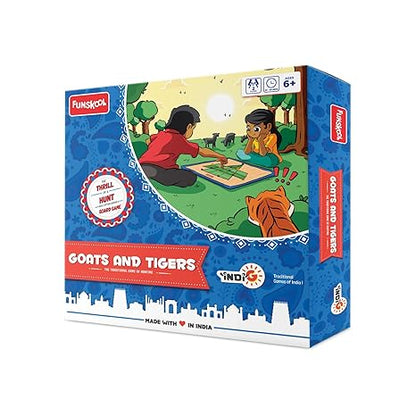 Funskool Goats & Tigers Traditional Indian Game Aadu Puli Attam Puli Meka Bhag Chaal