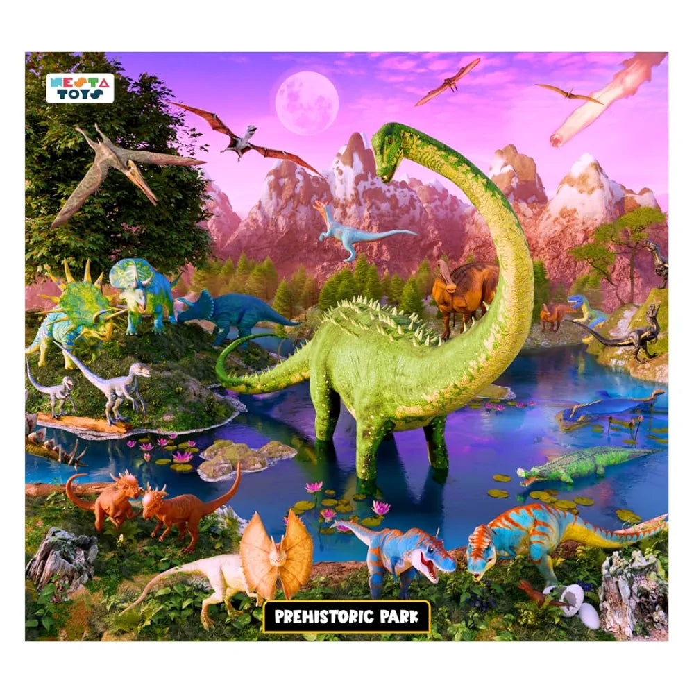 NESTA TOYS - Floor Puzzle & Game - Prehistoric Park, Jigsaw & Toddler Puzzles, Educational Toy, Gifts for Boys & Girls Ages 3, 4, 5, 6, 7 