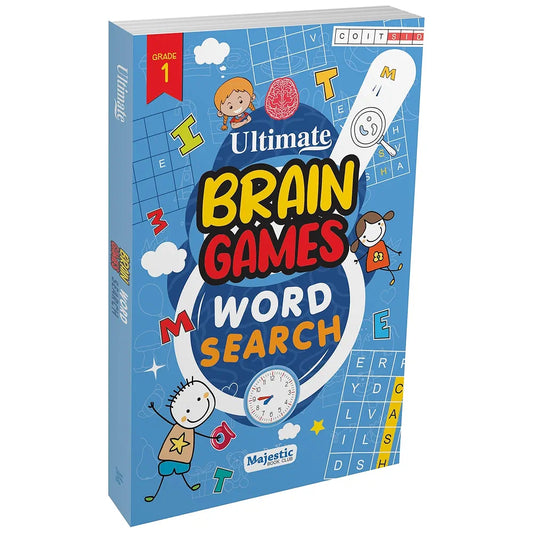 Word Search Grade 1 for Kids  - Ultimate Brain Games: 120+ Fun and Educational Puzzles to Boost Vocabulary and Reading Skills | The Book Tree Books
