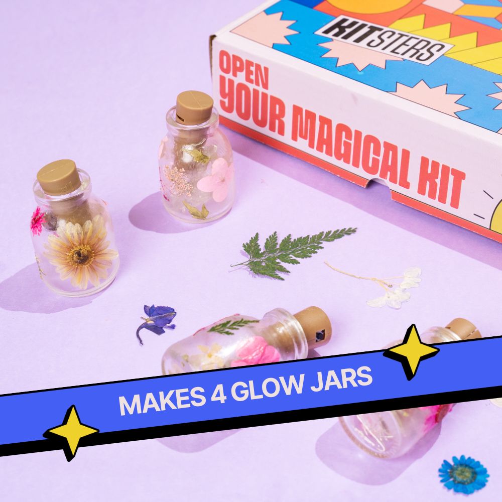 DIY Floral Glow Jar Kit