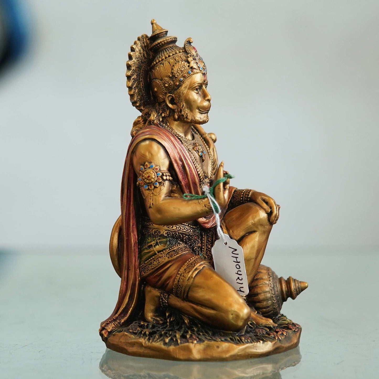 Bronz Sitting Hanuman Statue