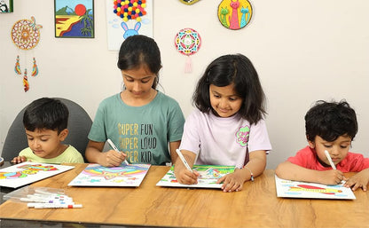 Hobby India Kids Canvas Painting Kits