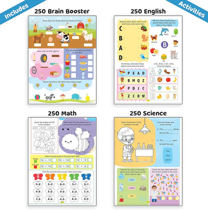 1001 Activity Book for Children Age 5+ | Comprehensive Collection of Brain-boosting Activities | English, Science, Maths & Brain-Booster Activities for Kids | Early Learning | Basic Concepts | Educational and Fun | The Book Tree Books