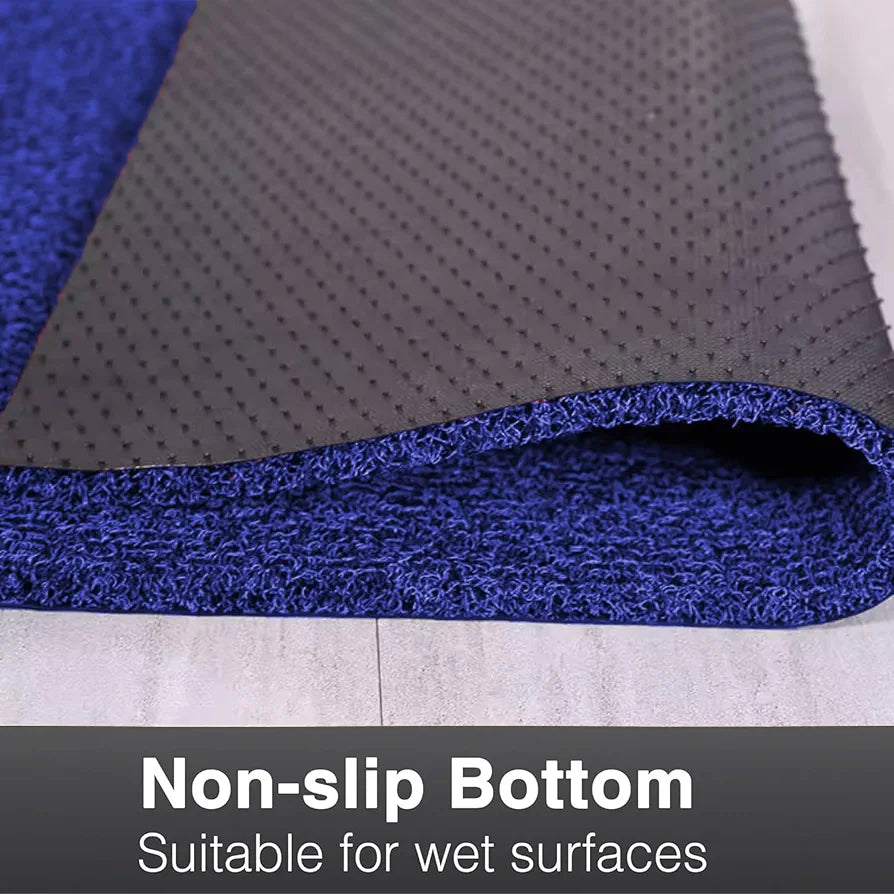 Ishro Home Cushion Noodle Mat Colour Blue For Home Kitchen & Floor Mat For Bedroom