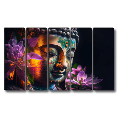 Livin'luxe Multiple Frames Buddha religious Wall Painting XL35307